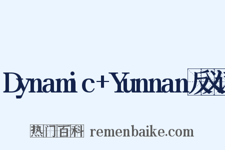 Dynamic+Yunnan反义词是什么意思的图片